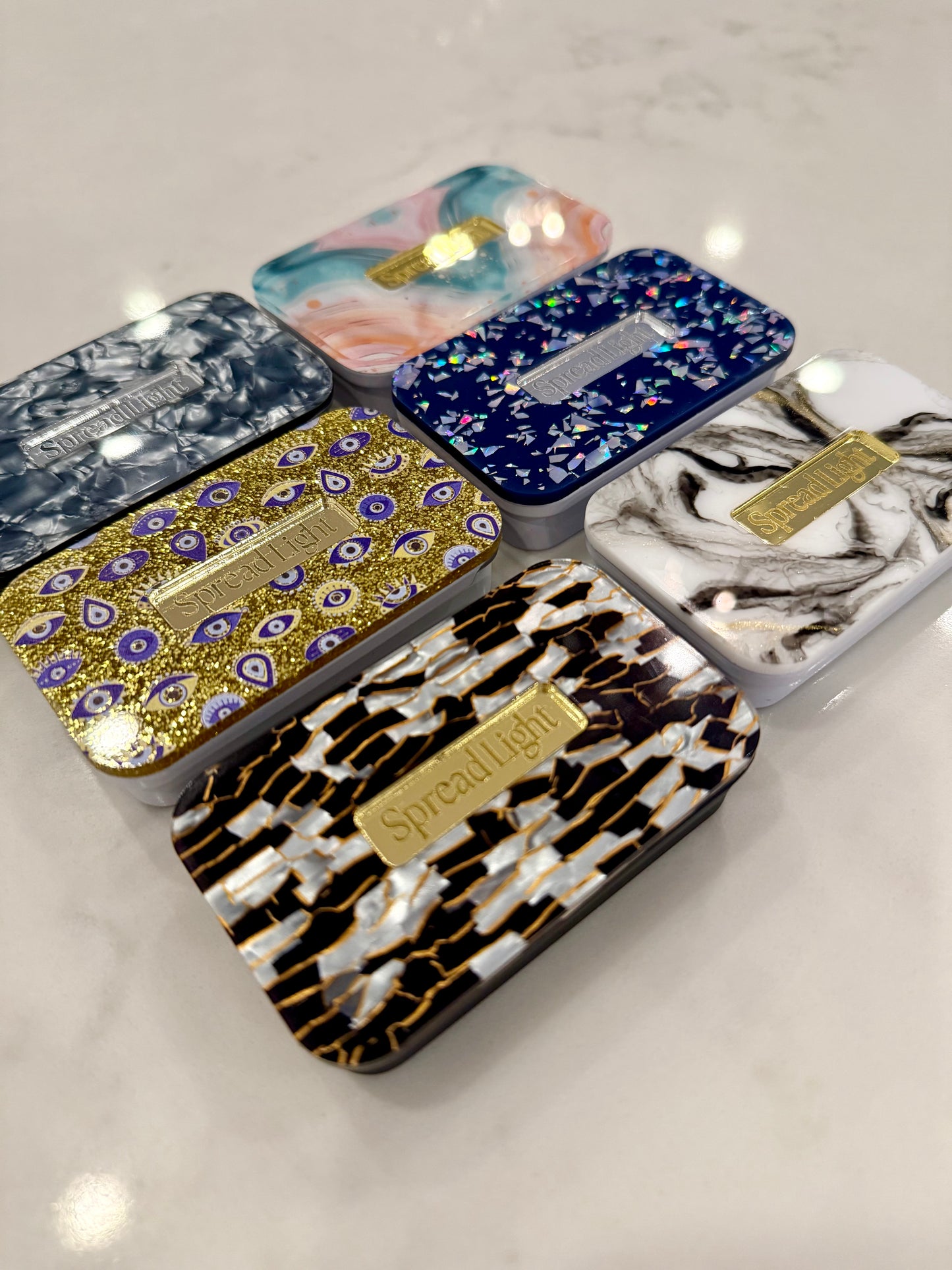 Black and white mother of pearl Matches