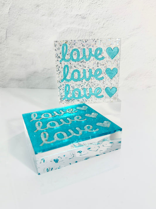 Love Block 4 inch