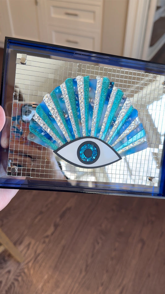 Evil Eye in Blue Frame #1