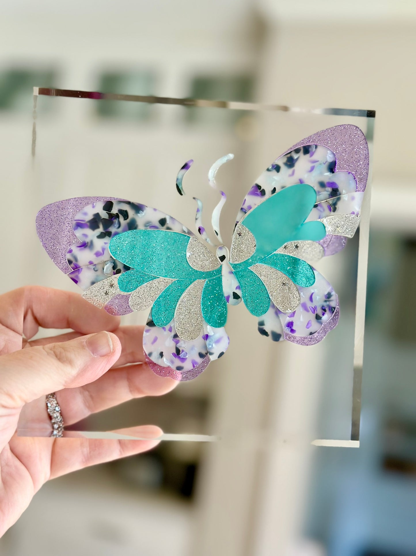 Butterfly Acrylic Block #2