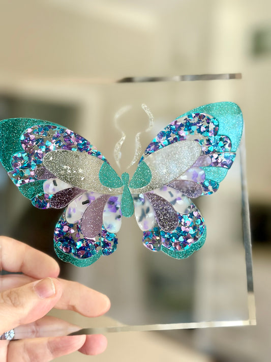 Butterfly Acrylic Block #1